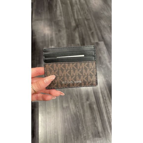MICHAEL KORS MENS Greyson Logo Tall Card Case - Picture 1 of 1
